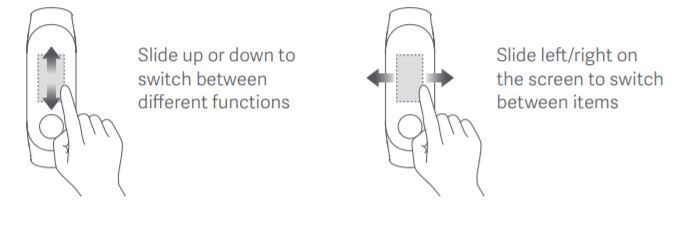 Usando la Xiaomi Mi band 3