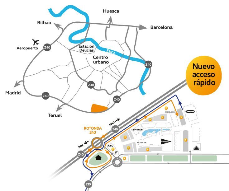 mapa xiaomi zaragoza